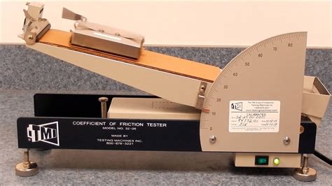 Inclined Plane Coefficient of Friction Tester purchaser|coefficient of friction 32 25.